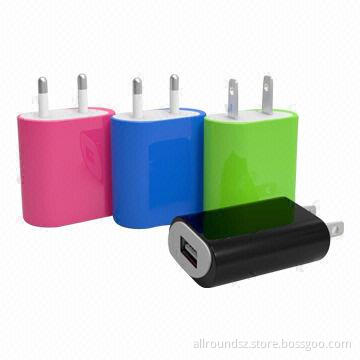 USB Smartphone Chargers for iPhone with 1,000mA Output